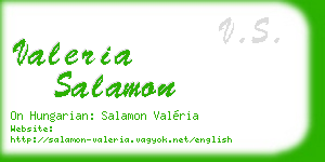 valeria salamon business card