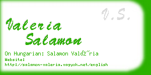 valeria salamon business card